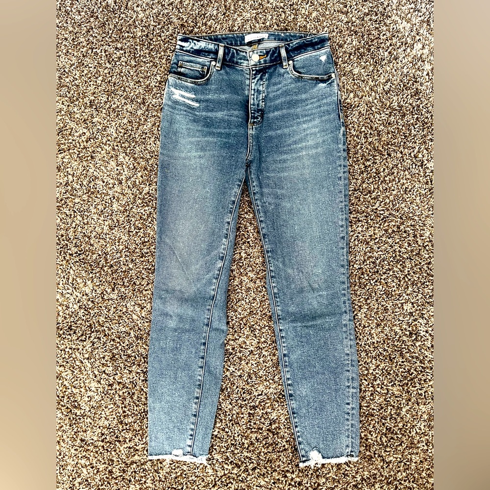 High Rise Skinny Ankle Jeans